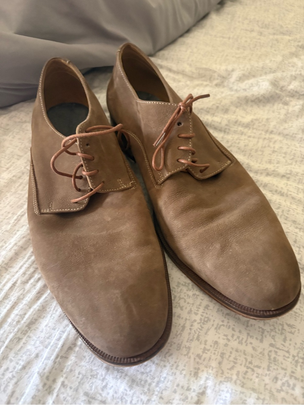 Cole Haan Men's Brown Leather Derby Shoes